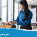 woman resigning from job